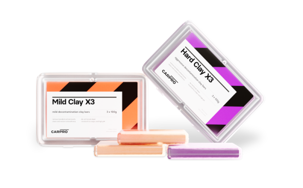 CarPro Clay Reinigungskente hart / mild 3 x100 g